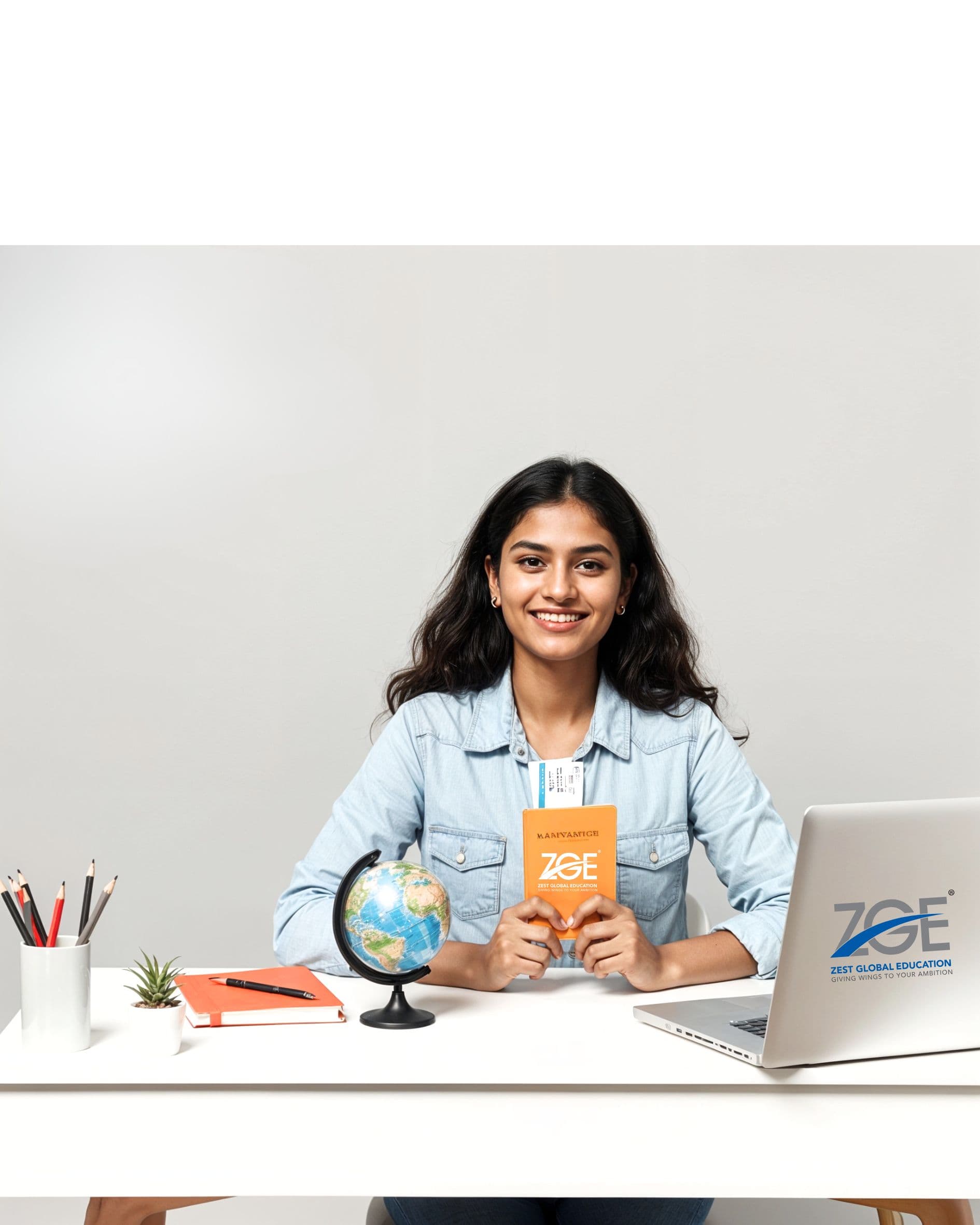 Student beginning their study abroad journey with Zest